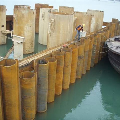 天水钢护筒现场安装